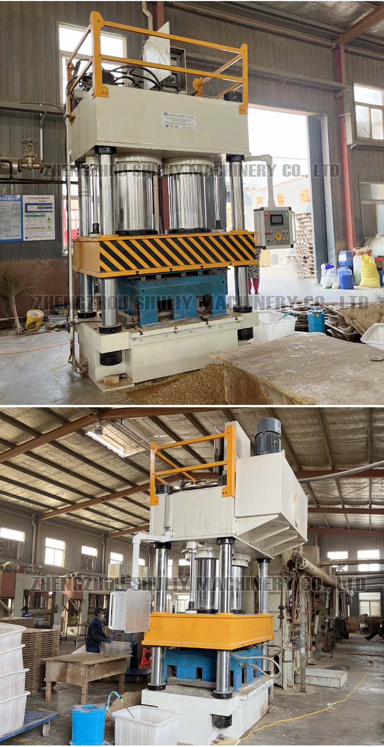 Compressed wood block making machine Compressed wood block making machine
