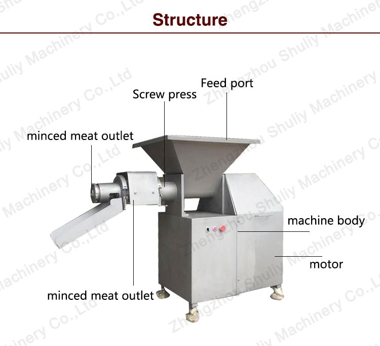 Industrial meat and bone separator Industrial meat and bone separator