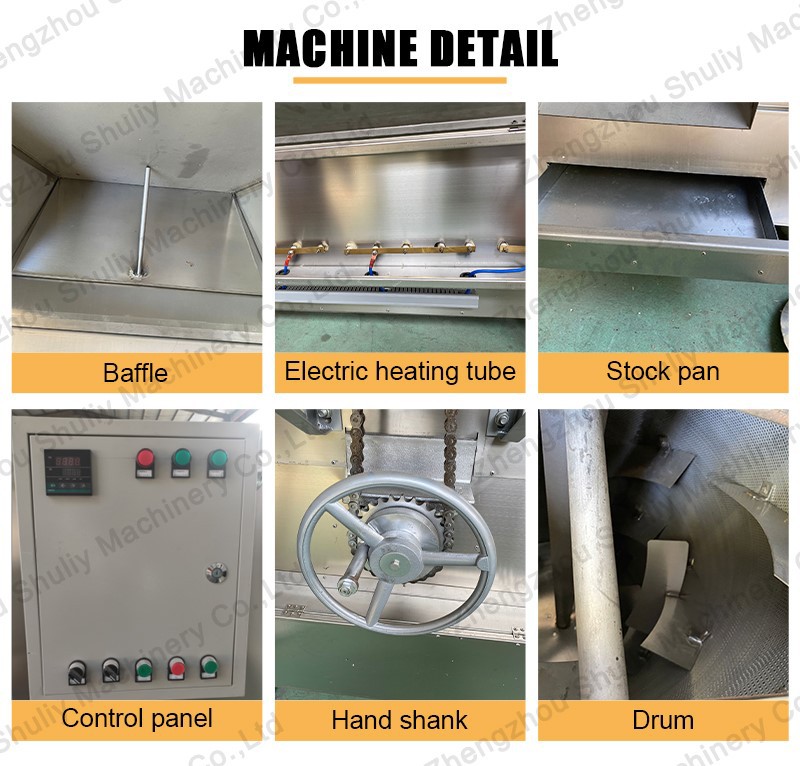 Gas Groundnut Roasting Machine Gas Groundnut Roasting Machine