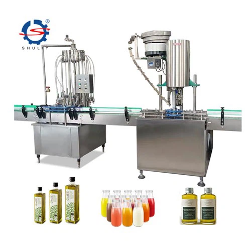 स्वचालित भरने वाली कैपिंग लाइन